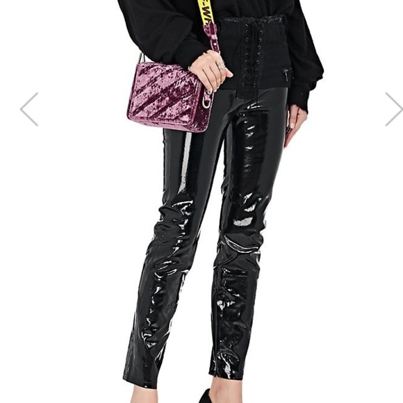 Ben Taverniti Unravel Project- Patent Leather Pant - Picture 2 of 8